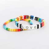 Rainbow Connection Bracelet Stack