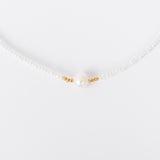 White Beaded Pearl Choker