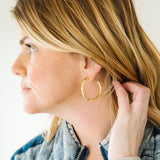 Chunky Gold Hoops