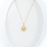Snowflake Necklace (No Cz at Top)