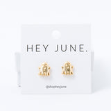 Scaredy Ghost Studs