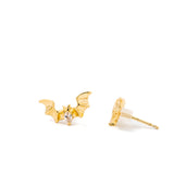 Gold Bat Studs