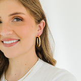 Chunky Gold Hoops
