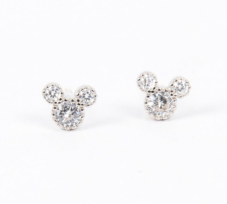 Cz Mouse Ear Screwbacks