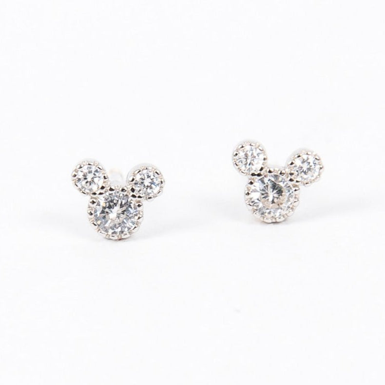 Cz Mouse Ear Screwbacks
