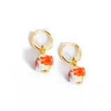 Flower Garden Charm Huggies