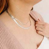 Silver Brene Necklace