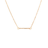 Hammered Bar Necklace