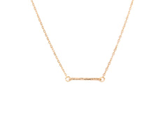 Hammered Bar Necklace