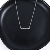 Hammered Bar Necklace