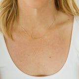 Hammered Bar Necklace