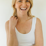 Hammered Bar Necklace