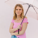 Golden Hour Color Beaded Necklace (Front Clasp)