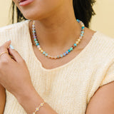Spring Showers Color Beaded Necklace