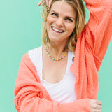 Clear Day Color Beaded Necklace