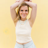 Blue Skies Beaded Necklace