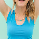 Spring Showers Color Beaded Necklace