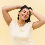 Spring Showers Color Beaded Necklace