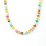 Clear Day Color Beaded Necklace