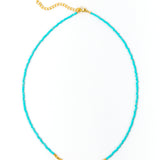 Blue Skies Beaded Necklace