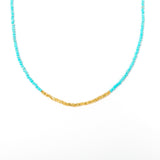 Blue Skies Beaded Necklace