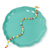 Clear Day Color Beaded Necklace