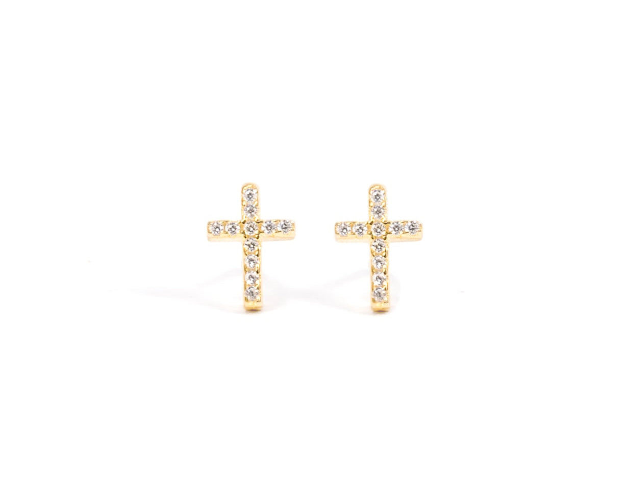 CZ Cross Screwbacks