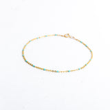 Pop of Turquoise Anklet
