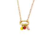 Hooking Up Charm Necklace