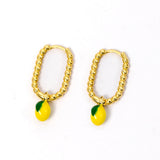 Fruit Stand Charm Earrings