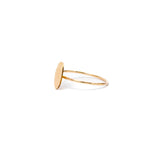 Hammered Oval Ring