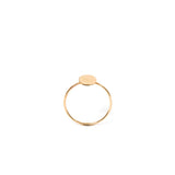 Hammered Oval Ring