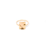 Hammered Square Ring