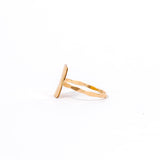 Hammered Square Ring