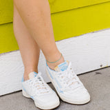 Neon Blue Anklet