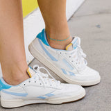 Neon Blue Anklet