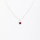 Silver Birthstone Charms