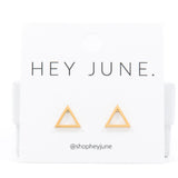 OG Open Triangle Studs