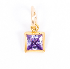 Gold Birthstone Charm