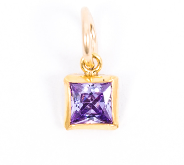 Gold Birthstone Charms