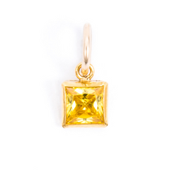 Gold Birthstone Charm