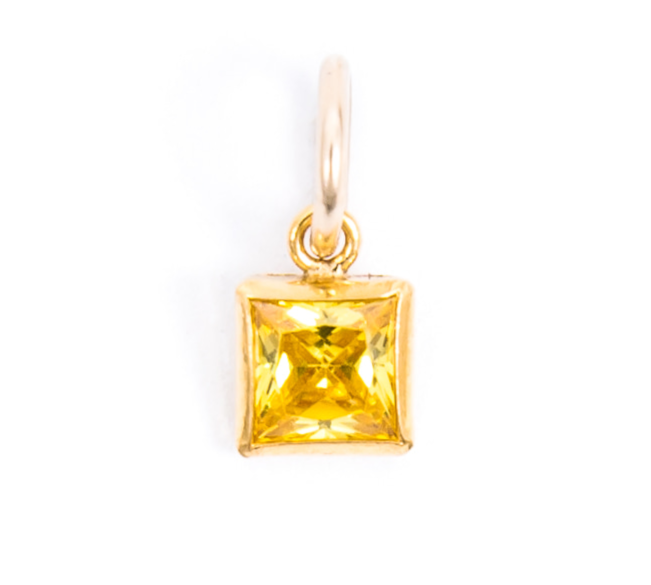 Gold Birthstone Charms