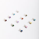 Silver Birthstone Necklace