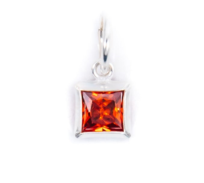 Silver Birthstone Charms