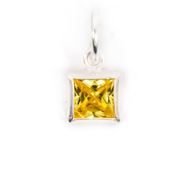 Silver Birthstone Charms