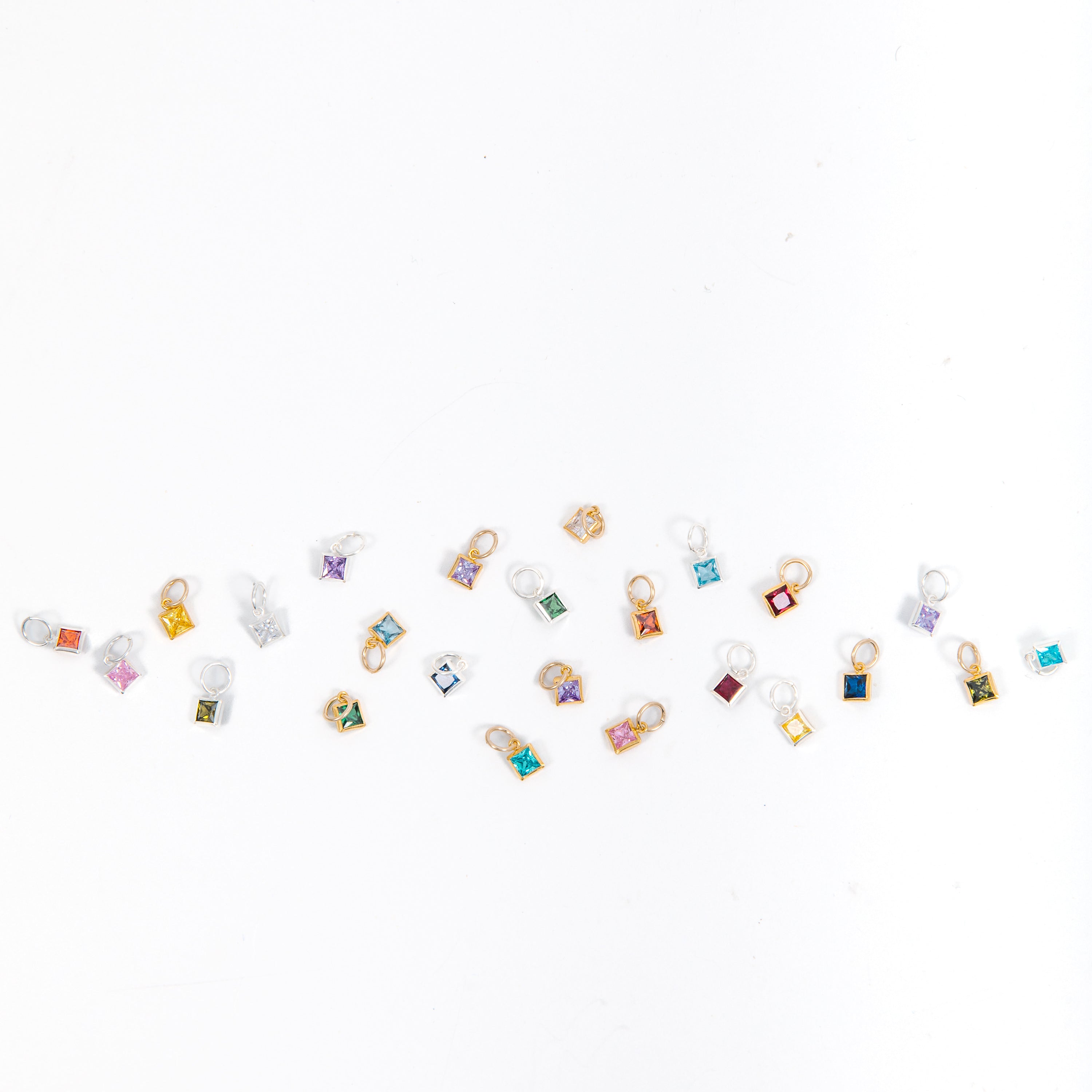 Birthstone Charm (Silver Edit)