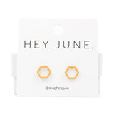 OG Hexagon Studs