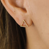 OG Open Triangle Studs