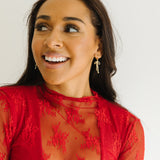 Christmas Bow Huggies