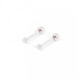 2.5 mm Diamond Screwbacks